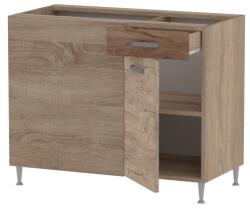 FN Csenge II. alsó 1 ajtós 1 fiókos - 100 cm széles balos sarok elem