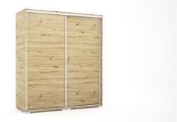 D1 Bond tolóajtós gardróbszekrény 160 cm, 2 ajtós