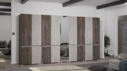 Kiss Zsolt Vektor 21 Gardróbszekrény 360 cm tükörrel