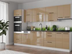 FN Galaxy konyhabútor 320/72 cm Magasfényű Gold