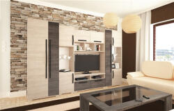 D1 Atlanta nappali szekrénysor 330 cm Led - világítással