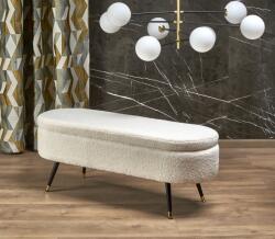  AVEIRO pad tároló funkcióval, krémes (HR)