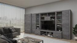  Aliz 2 nappali szekrénysor szürke tölgy 442 cm