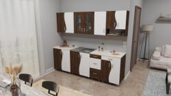  Luxor bolzano tölgy-fehér konyhabútor 260 cm