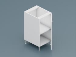 FN Milano alsó 1 ajtós jobbos - balos 40 cm széles elem