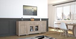 D1 Dany tálalószekrény 10. összeállítás - Sonoma tölgy