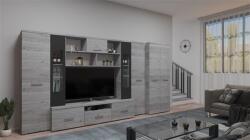  Bogi nappali szekrénysor cortona tölgy-antracit 380 cm