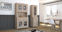 D1 Dany tálalószekrény 13. összeállítás - Sonoma tölgy