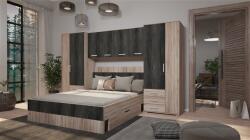 Wilson áthidalós szekrénysor sonoma - canterburry WX4 350 cm (Ágy nélkül)