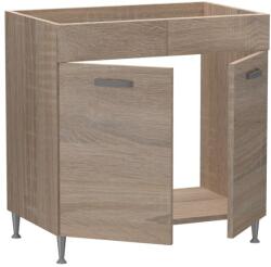 FN Zsófi alsó 2 ajtós 1 vakfiókos - 80 cm széles mosogatós elem