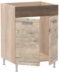 FN Zsófi II. alsó 2 ajtós 1 vakfiókos - 60 cm széles mosogatós elem