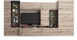 D1 Messina nappali szekrénysor 400 cm- Led világítással
