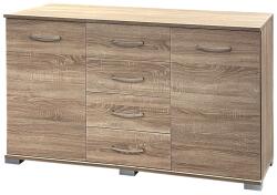  2 ajtós 4 fiókos komód 160 cm