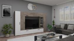  Letti nappali szekrénysor gotland tölgy - jégfehér 320 cm