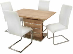 Divian Claudia asztal Boston székkel - 4 személyes étkezőgarnitúra