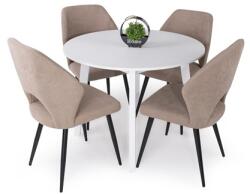 Anita asztal Aspen székkel - 4 személyes étkezőgarnitúra