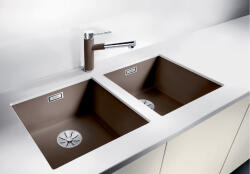 BLANCO Subline 400-U - 2 medencés gránit mosogató