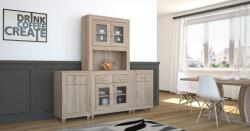D1 Dany tálalószekrény 4. összeállítás - Sonoma tölgy