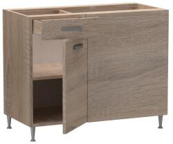 FN Zsófi alsó 1 ajtós 1 fiókos - 100 cm széles jobbos sarok elem