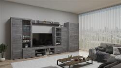  Alíz 1 nappali szekrénysor szürke tölgy 442 cm