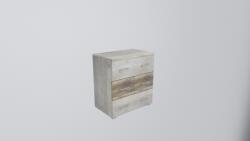 Kiss Zsolt Komód 3 fiókos 70 cm