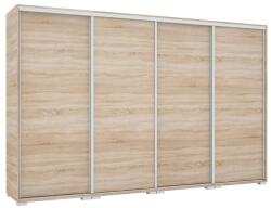 D1 Bond tolóajtós gardróbszekrény 318 cm, 4 ajtós