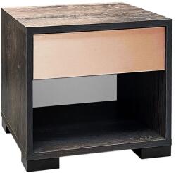 BT Metalic polcos-fiókos éjjeliszekrény