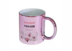 A világ legjobb anyukája bögre : Bögre szín - Rózsaszín