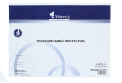 Victoria Tehergépjármű Menetlevél A/4 D. Gépj. 21