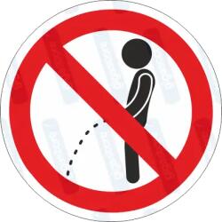  Vizelni tilos piktogram matrica : Tábla-matrica mérete - 50 x 50 mm (4db), Tábla-matrica típusa - matrica