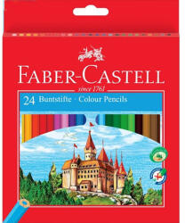 Faber-Castell hatszögletű színesceruza készlet 24db