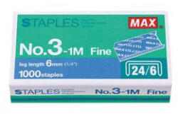 Staples Max Straples tűzőkapocs No. 3-1M