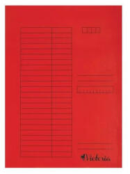 Victoria pólyás dosszié A4 piros 5db/csomag