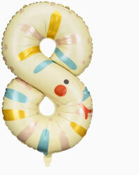  8. szám kígyó fólia lufi