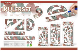 Yalong vonalzókészlet hajlítható military 30cm YL223611