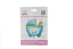  Fólia lufi 53x68cm babakocsi fiú