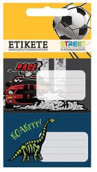 STREET Füzetcímke Steet Mintás 10db/csomag