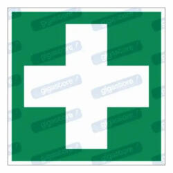  Elsősegély piktogram matrica E003 : Tábla-matrica mérete - 50 x 50 mm (4db), Tábla-matrica típusa - matrica
