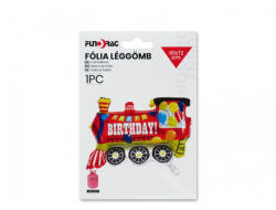  Fundrag fóliás lufi mozdony 60x72cm