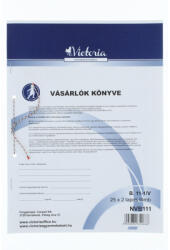 Victoria Vásárlók könyve 25x2 álló B. 11-1/V