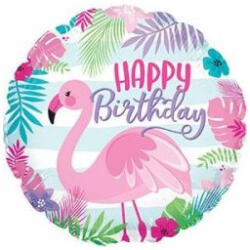  Lufi fóliás 46cm Flamingó