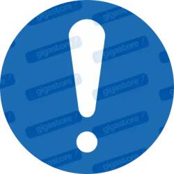  Általános kötelező intézkedés piktogram matrica ISO 7010 M001 : Tábla-matrica mérete - 150 x 150 mm, Tábla-matrica típusa - matrica