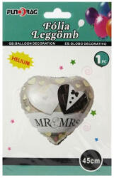  Fólia lufi Mr&Mrs 45cm