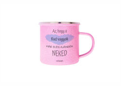 Elég ajándék, hogy a fiad vagyok bögre : Bögre szín - Rózsaszín