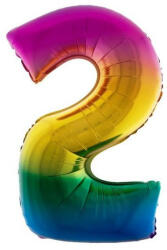 Fundrag fóliás lufi 40in, szivárványos-2