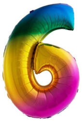 Fundrag fóliás lufi 40in, szivárványos-6