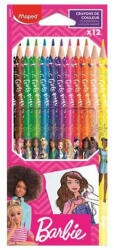 Maped színesceruza Barbie háromszög 12-es