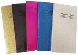 Notesz csillámos Happiness diary