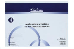 Victoria Kiküldetési Utasítás és költségelszámolásB. 18-70/N