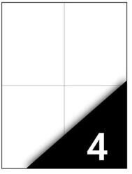  Etikett címke 105x148mm 4-es